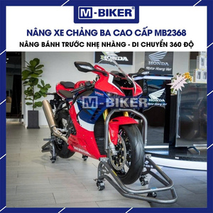 Soporte Delantero Clásico MBIKER para Motocicletas de Gran Cilindrada, Acero con Recubrimiento en Polvo, 1 Año de Garantía - Product Image 4