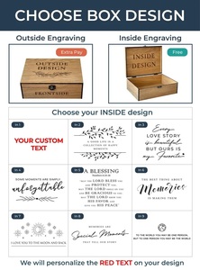 Panneaux de bienvenue en bois écologiques et durables, cadeau personnalisé pour petite amie, maman, femme, fille, sœur, meilleure amie, mariée - Product Image 1