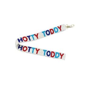 Bolso de cintura elegante y moderno con diseño de flores multicolor, hecho a mano con cuentas de semillas, con correa cruzada para el hombro. - Product Image 6