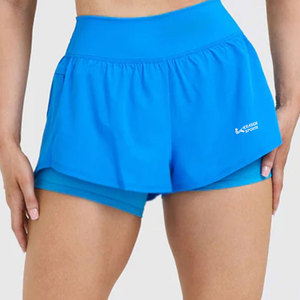Ropa Deportiva para Mujer, Shorts de Doble Capa 2026, Color Sólido, Shorts de Doble Capa para Mujer al Mejor Precio - Product Image 6