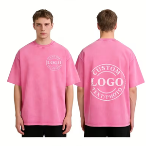 BD China Factory OEM 200G Pure Cotton Jersey O-Neck Short Sleeve Solid Color Casual Summer Men Oversized Eco-Friendly <b>TShirt</b> - Product Image 1