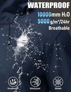 Chaqueta de Invierno Casual para Hombre, con Capucha, Resistente al Viento, de Color Sólido, con Cierre Frontal, Corte Regular, con Múltiples Bolsillos - Product Image 4