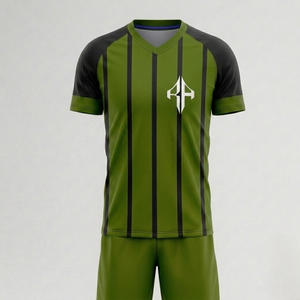 Uniforme de Fútbol Personalizado de Manga Corta para Hombre, Verano, Servicio OEM, Calidad Premium, Transpirable, con Logotipo Personalizado, por RIVIAN ATLANTIC - Product Image 2