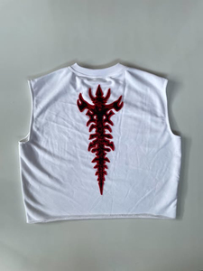 Débardeur blanc sans manches pour homme, col rond, été, décontracté, écologique, séchage rapide, respirant, coupe ajustée - Product Image 6