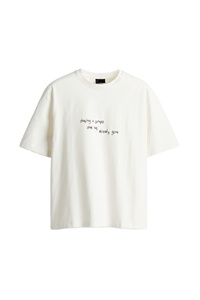 เสื้อเชิ้ตผ้าคอตตอนแขนครึ่งคอระบายได้ดีทรงหลวมใส่สบายพิมพ์ยี่ห้อได้ตามต้องการฤดูร้อนของ100% - Product Image 2