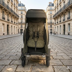 TC-2024S Remorque de vélo enfant 3 en 1 pour aventures en plein air, poussette, chariot de jogging, design léger, cadre en aluminium - Product Image 4