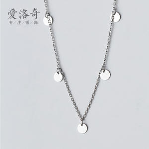 จี้เงินแท้ S925 สไตล์เกาหลี รุ่น D1041 รูปใบแปะก๊วยประดับมุกหวาน สร้อยคอจี้ใบไม้ จี้และชาร์มคุณภาพ - Product Image 5