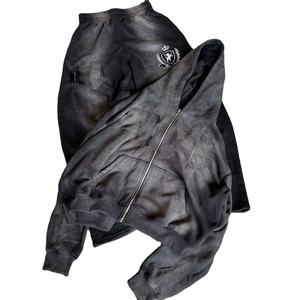 Pantalones Anchos con Cierre y Lavado Ácido para Hombre, Estilo Nuevo Personalizado, Fabricante Personalizado de Sudaderas con Capucha y Pantalones Deportivos para Hombre - Product Image 6