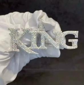 จี้เพชรโมอิสซาไนต์ทรงกลม 3 กะรัต ปรับแต่งได้สำหรับผู้ชาย ชุบเงิน 925 ประดับเพชร เหมาะสำหรับงานปาร์ตี้ จี้และเครื่องประดับคุณภาพสูง - Product Image 4