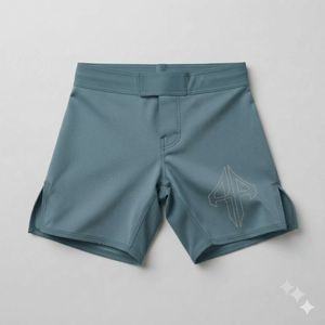 Pantalones Cortos de MMA para Hombre de RIVIAN ATLANTIC, Impresión por Sublimación, Color Sólido, Material de Spandex/Poliéster, Calidad Premium - Product Image 2