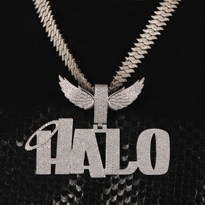 Personalized Halo <b>Name</b> Pendant 925 Silver VVS Moissanite Round Brilliant Cut Luxury Hip Hop <b>Custom</b> Letter Unisex Party <b>Necklace</b> - Product Image 2