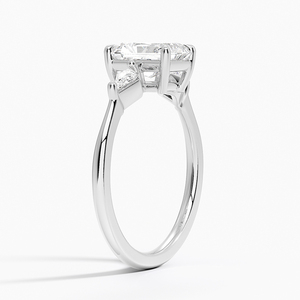 BOJ <b>Ring</b> 0106 Radiant Cut 925 <b>Silver</b> Kite Prong Setting <b>Solitaire</b> Diamond <b>Ring</b> 2ct D Color VVS1 Moissanite GRA Certified Sale - Product Image 2