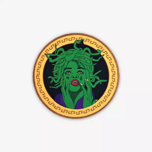 แพทช์รูปทรงกลมสี่เหลี่ยมขนาด 7 ซม. แบบใหม่ พิมพ์ลายดิจิตอลตามสั่ง รีดติดได้ สำหรับติดหมวกหรือเสื้อผ้า - Product Image 2