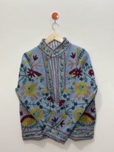 Vintage Embroidered Floral Cotton TNT Jacket Full Sleeve Eco-Friendly Winter Autumn <b>Coat</b> Plus Size Casual Breathable High - Product Image 2