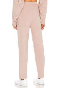 Survêtement deux pièces personnalisable pour femme : sweat à capuche et pantalon de jogging, séchage rapide, respirant, sportif, en coton rose - Product Image 6