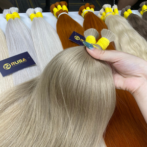 Extensiones de Cabello Humano Rubio Liso, Mechones de Cabello Naturales para Salón, para Alargamiento - Product Image 6