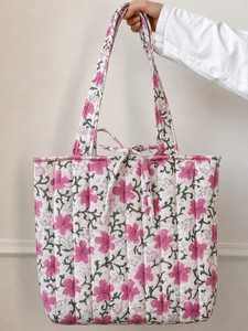 Bolso Tote de Hombro Acolchado de Algodón al por Mayor, Hecho a Mano, para Playa, Mercado, Viajes, Compras, Fabricante y Exportador - Product Image 5