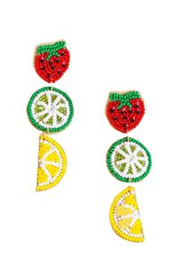 Pendientes de Cuentas de Limón Brookhaven Baubles - Joyería de Estilo Sur - Pendientes Hechos a Mano con Cuentas de la India para Mujeres y Niñas - Product Image 4