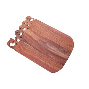 Tabla de Cortar de Madera Hecha a Mano, Forma Redonda, Acabado Natural, Reutilizable, Apta para Lavavajillas, Grosor de 1.3 cm, Utensilios de Cocina para Cortar - Product Image 1