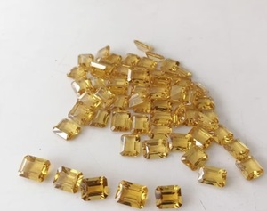 MRGEMS Natürlicher Citrin im Baguette-Schliff, polierter loser Edelstein, gelber Quarz für die Schmuckherstellung, Großhandel, Irisierend, Drittanbieter - Product Image 3