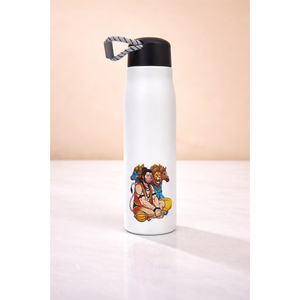 Panchmukhi Hanuman Ji Design Personalized Metal Water Bottle Customized Color Printing <b>Gift</b> <b>Box</b> Included for Thanksgiving - Product Image 1