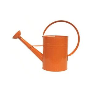 Bulk Factory Price Galvanized <b>Metal</b> Watering Can Decorative Orange Iron Garden Sprinkler Pot Long Spout Plant Waterer <b>For</b> Home - Product Image 1