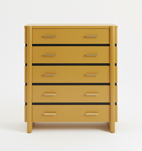 <b>5</b>-drawer Modern Eco-Friendly Chest Mango Bed <b>Frame</b> Bedroom OEM ODM Premium Export Factory Direct Handcrafted Wholesale Indoor - Product Image 2