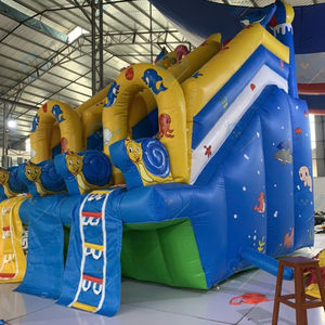 Gaming Application PVC material Easy Setup Features Amusement parks <b>Inflatable</b> Water Slide Bounce <b>House</b> 5m x 6m Viet Nam - Product Image 3