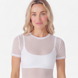 Sexy Transparent <b>Bodysuit</b> Women See Through <b>Sheer</b> Mesh <b>Bodysuits</b> Transparent Body Suit Women <b>Sheer</b> Mesh One Piece - Product Image 4