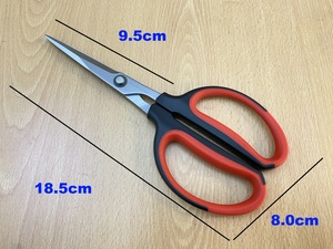 Ciseaux de taille hydroponique Kwang Hsieh à lame en acier inoxydable avec pointe droite et poignées ergonomiques confortables - Product Image 2