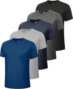 T-shirt Homme Manches Courtes Personnalisable en Coton Doux à Séchage Rapide et Respirant pour la Course, l'Entraînement et les Activités Sportives – Vente en Gros - Product Image 3