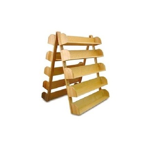 Support à cupcakes rustique en bois de qualité supérieure, fait main, pour gâteaux, biscuits, muffins et tables de fête - Product Image 2