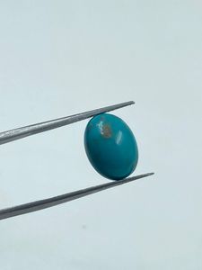 Pierres précieuses en turquoise naturelle de couleur bleu ciel 10x13.60MM 4.71Cts provenant d'un exportateur indien pour la fabrication de bijoux - Product Image 2