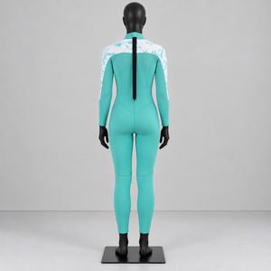 Women's Full Wetsuit 3mm Neoprene Long Sleeve High Neck Back Zip <b>Waterproof</b> <b>One</b> Piece Diving Surfing Snorkeling <b>All</b> Seasons - Product Image 6