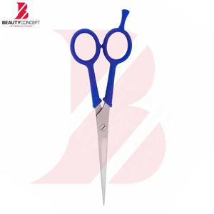 Tijeras de Peluquería Profesionales de Acero Inoxidable con Mango de Plástico Azul, Ligeras, para Salón de Belleza - Product Image 6