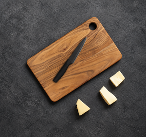Planche à découper rectangulaire en bois massif avec une surface de découpe étendue pour la restauration et la cuisine - Product Image 4