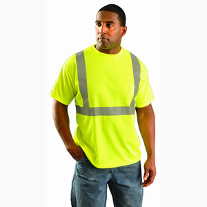 Camiseta de Seguridad de Alta Visibilidad para Hombre, Camiseta de Trabajo Reflectante de Manga Corta, Proveedor de Ropa de Construcción, Camiseta de Almacén, Camiseta OEM - Product Image 1