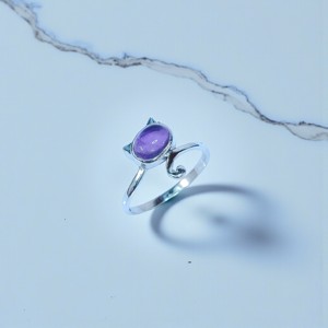 Anillos de Plata de Ley 925 con Amatista de Calidad, Hechos a Mano, Precio al por Mayor, Joyería Fina de Plata y Diseños para Regalo de Boda - Product Image 1