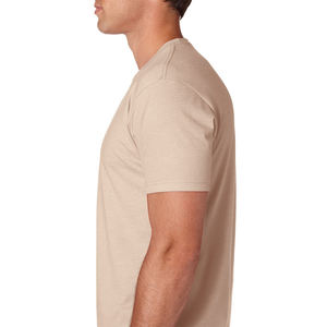 Camiseta Deportiva Lisa de Alta Calidad al por Mayor, MOQ Bajo, Cuello Redondo, Manga Corta, Corte Regular, Ropa para Hombre - Product Image 3