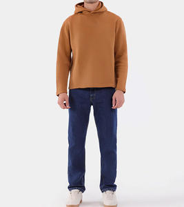 Sudaderas con Capucha de Manga Larga Tejidas Unisex de Alta Calidad, Spandex/Algodón, Color Sólido, Logotipo Impreso Personalizado, Suministro OEM, Forro Polar de Invierno - Product Image 2