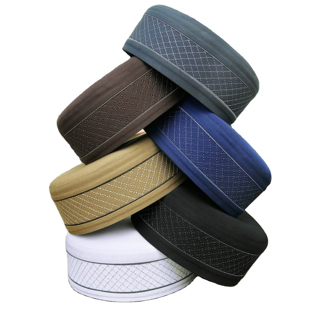 Misam Cap Handmade Premium Quality Polyester Cotton Kufi Hats Best OEM Factory Wholesale Traditional Muslim Clothing Accessories