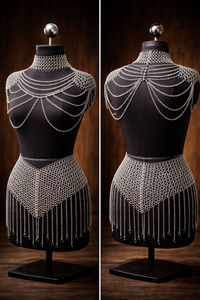 Cadena de metal premium para juegos de rol históricos que ofrece resistencia, vestido estilo chica - Product Image 4