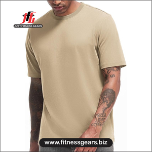 เสื้อยืดแขนยาวผู้ชาย JUST FITNESS GEARS สไตล์วินเทจ แห้งเร็ว ระบายอากาศได้ดี ผลิตจากโพลีเอสเตอร์/คอตตอนผสม น้ำหนัก 210 กรัม ทรงปกติ - Product Image 4