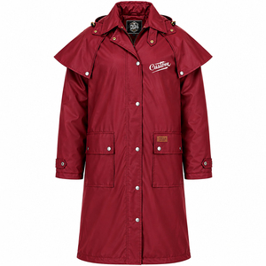 Manteau long coupe-vent respirant en toile cirée pour l'équitation, décontracté, hiver, femme 2026 - Product Image 1