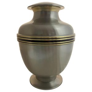 Elegant Brass Cremation Urn for Ashes <b>Memorial</b> <b>Keepsake</b> Funeral Urn with Secure Lid - Product Image 6
