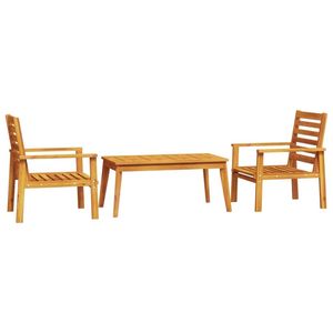 Conjunto de Muebles de Jardín de Madera de Acacia Sólida, Duradera y de Alta Calidad, con Aspecto Natural para Uso en Exteriores - Product Image 2
