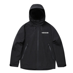 MRI Made Custom Color Blocking Softshell <b>Jacket</b> Waterproof Zipper Closure Regular Fit Polyester Shell Winter Sporty Style <b>Jacket</b> - Product Image 3