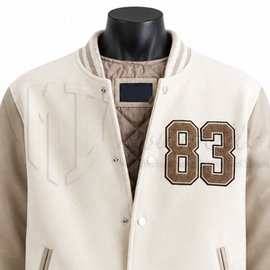 Chaqueta Varsity de Invierno Unisex Personalizada con Parche de Chenilla, Resistente al Viento, Ecológica y Transpirable para Proveedores OEM ODM con Logotipo Personalizado - Product Image 6