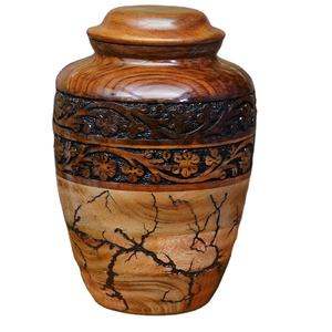 Urna para Cremación de Adultos, Masculina y Femenina, para Entierro, Urna de Madera de Palisandro Hecha a Mano para Mamá y Papá, Urnas de Madera para Cenizas Humanas - Product Image 1