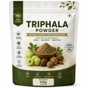 Triphala en Polvo, Mezcla Herbal Ayurvédica Premium, Rica en Amla, Haritaki y Bibhitaki para Apoyar el Bienestar Digestivo - Product Image 1